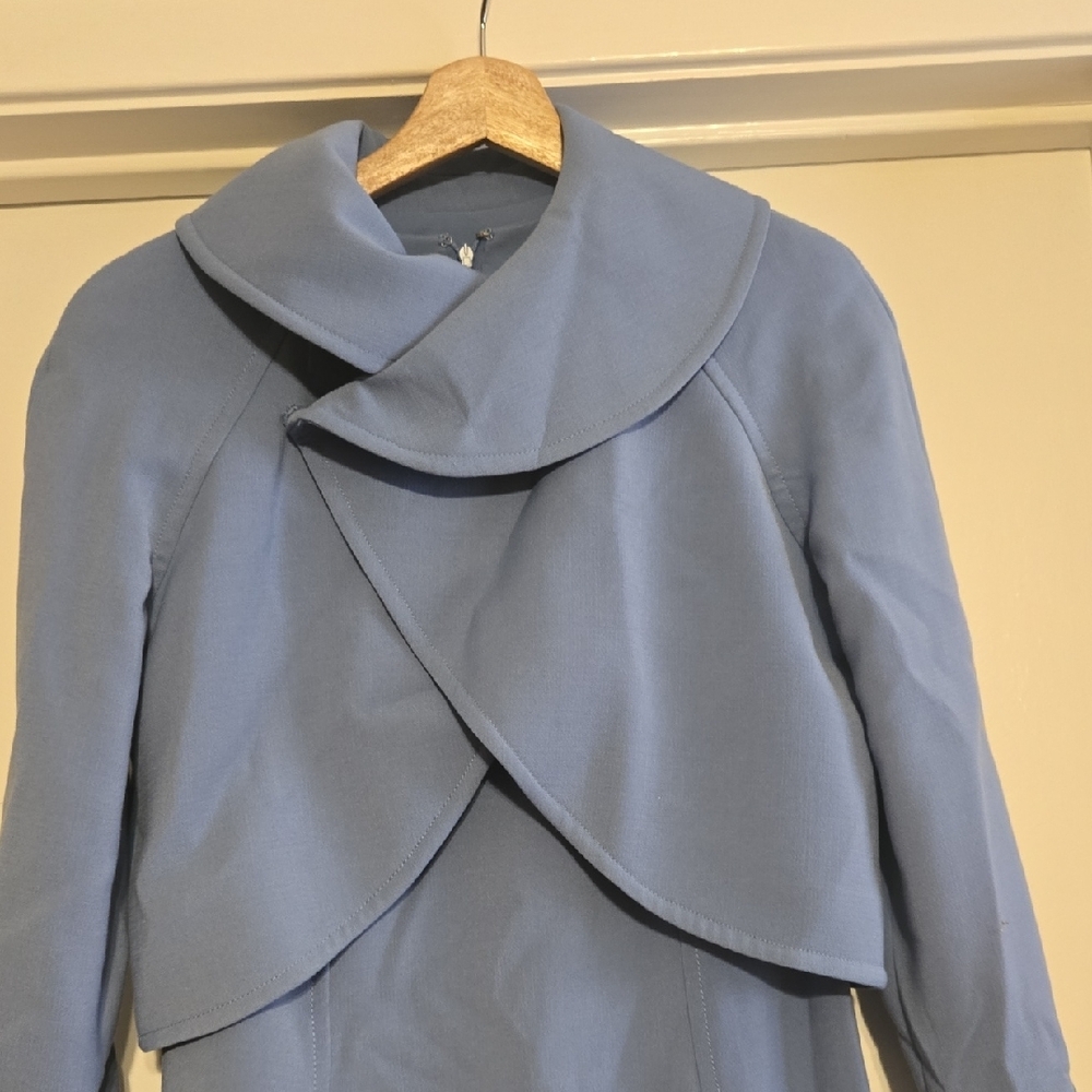 Tahari ASL Sky Blue Dress With Jacket - Picture 8 of 8